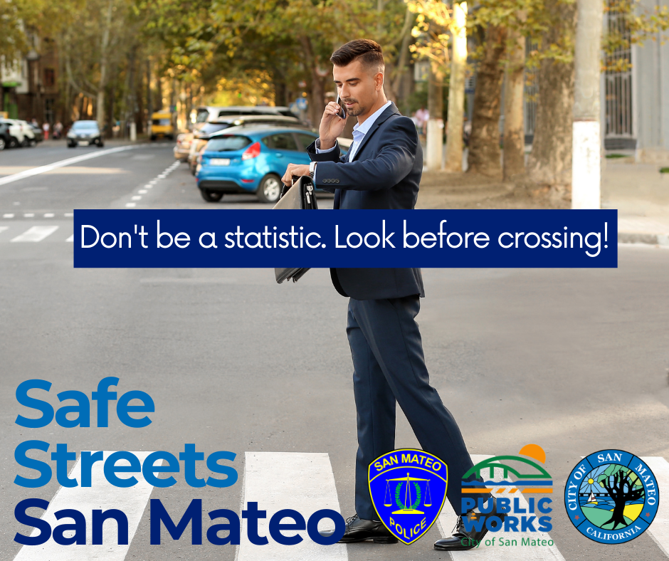 Safe Streets San Mateo 2021 - Adult distracted