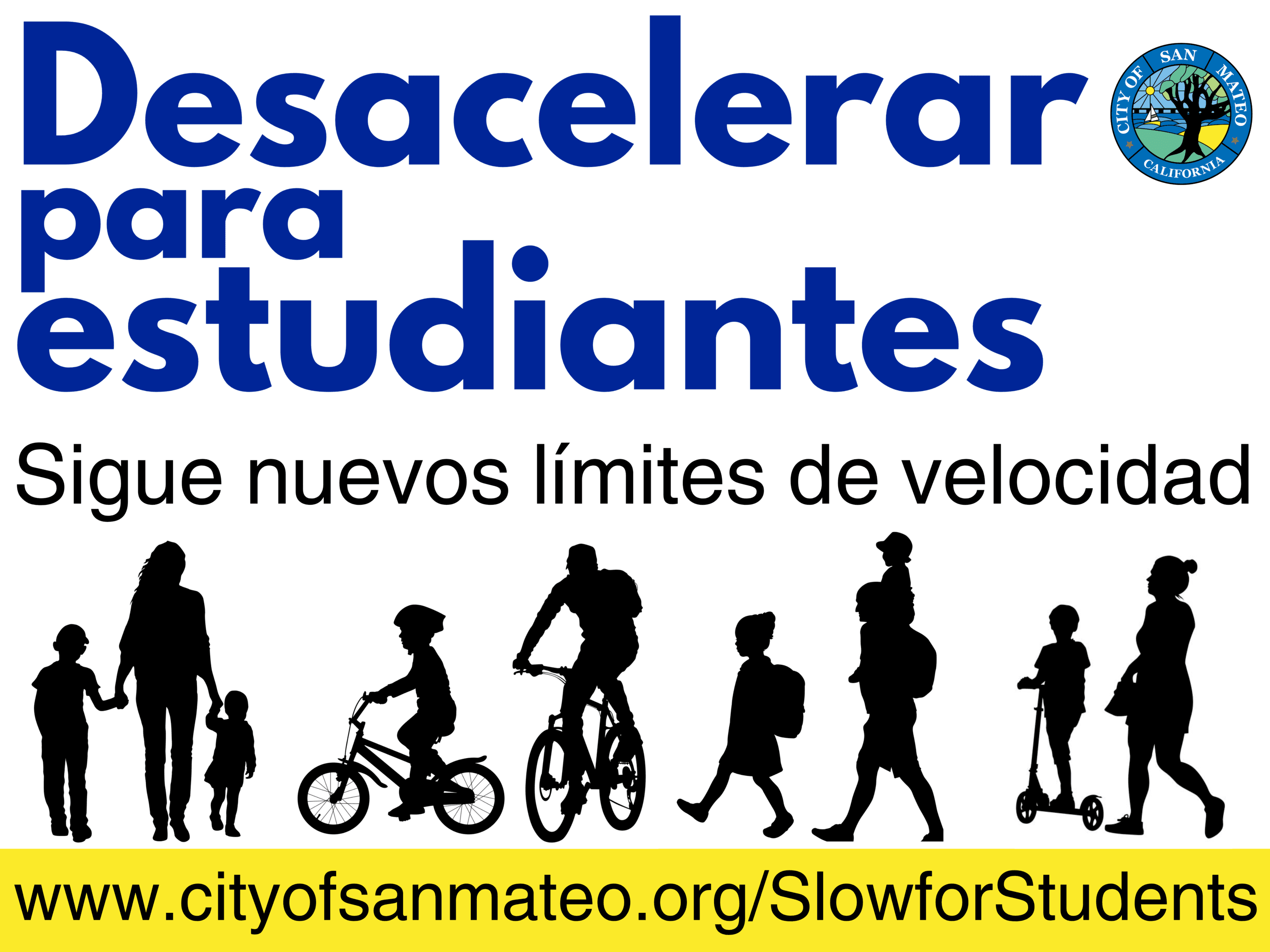 Desacelerar para estudiantes - Letrero de jardín