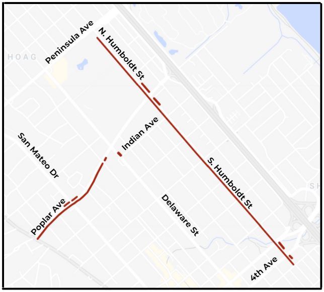 Parking Removal Map - BMP NC Project 