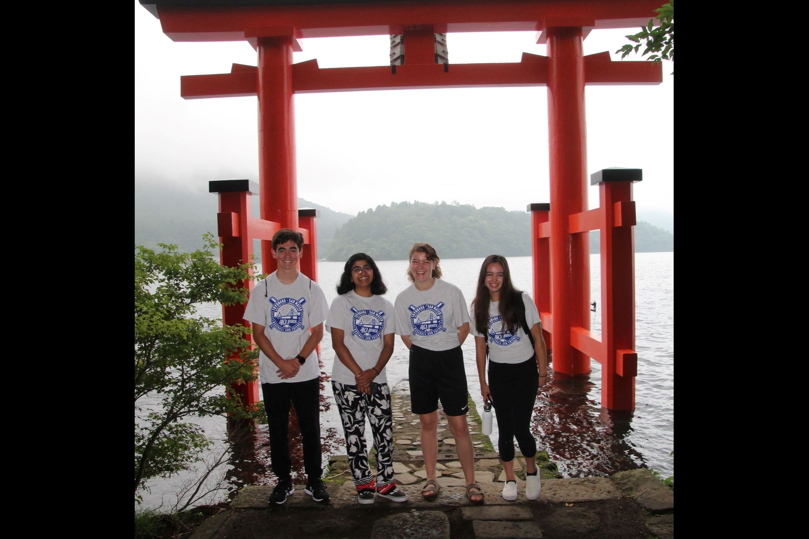 Ambassadors 2019 Ian Koe, Roshni Sahu, Violet McNally, and Caitlin Regan