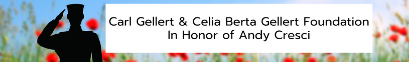 Carl Gellert & Celia Berta Gellert Foundation in Honor of Andy Cresci