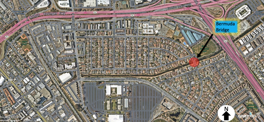Bermuda Bridge Replacement Map