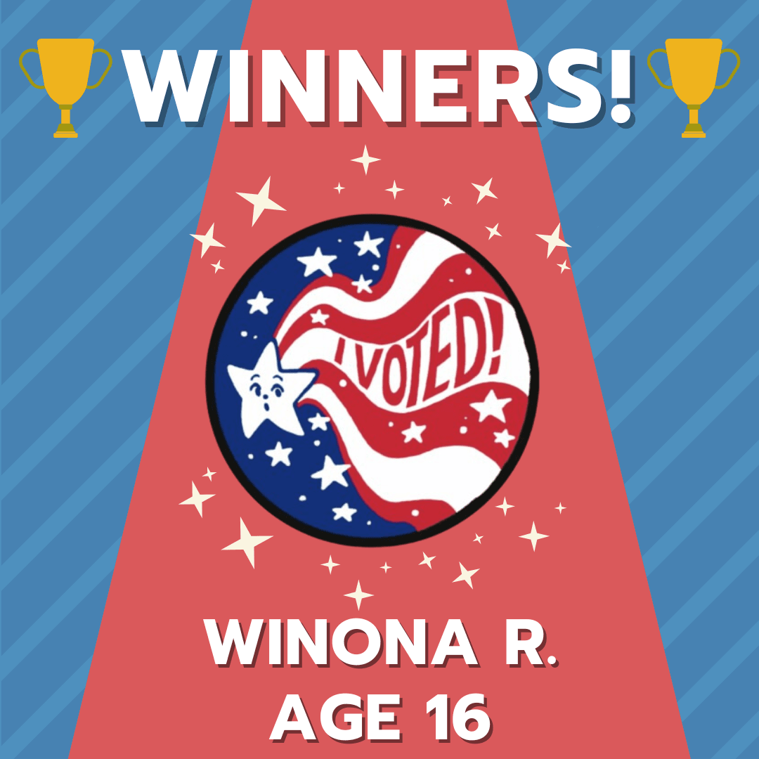 \"I Voted\" Sticker Design - Winona R.