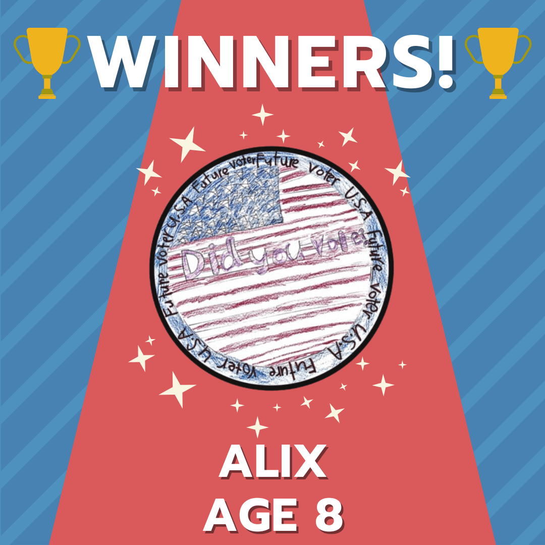 \"I Voted\" Sticker Design - Alix