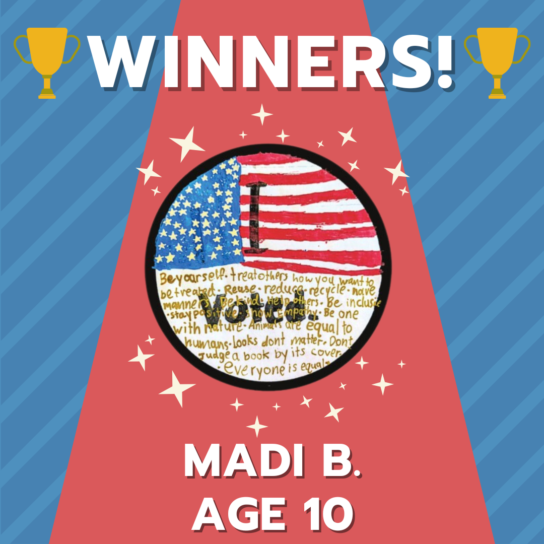 \"I Voted\" Sticker Design - Madi B.