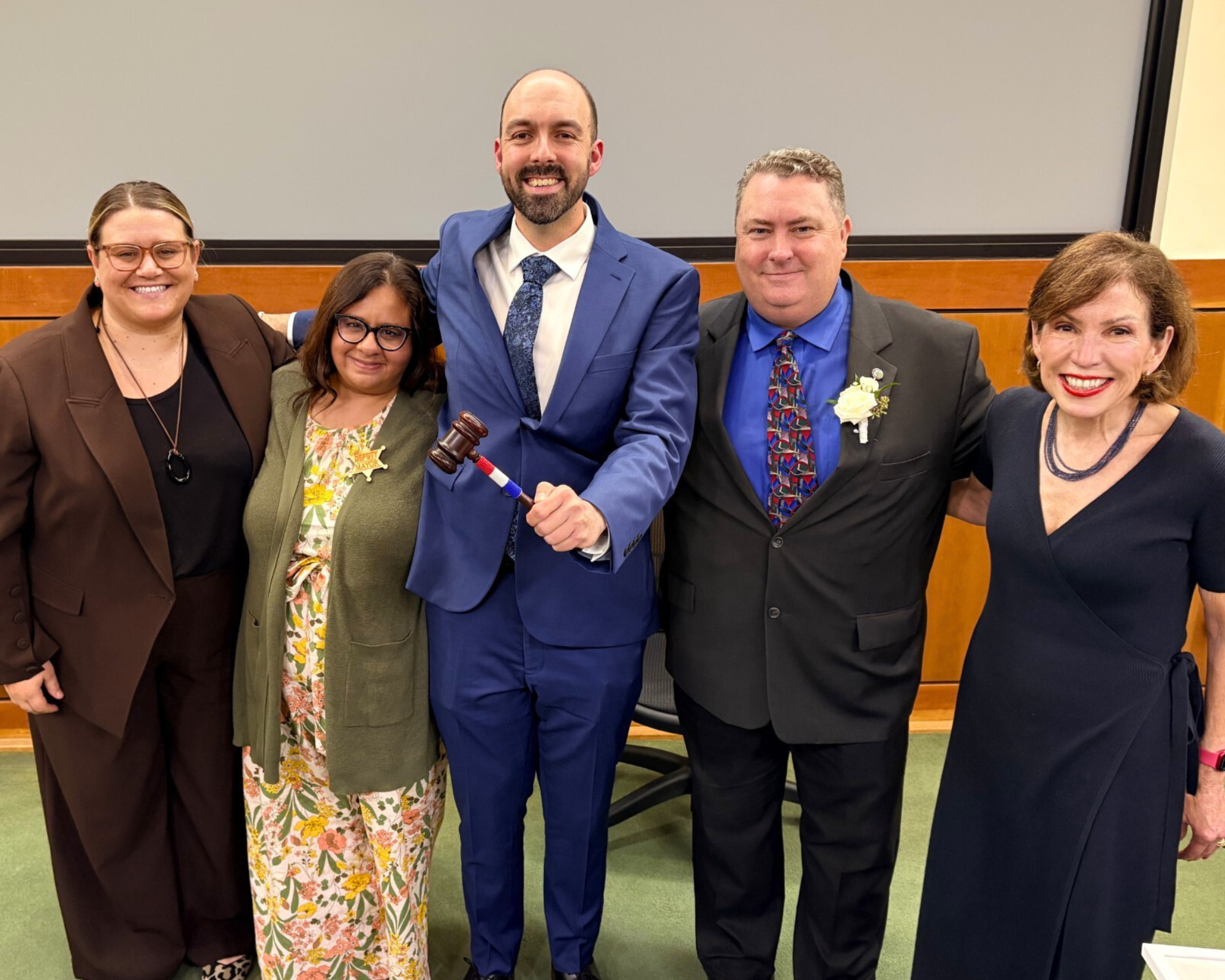 City Council Group Photo - Nash, Fernandez, Newsom, Cwirko-Godycki, Loraine